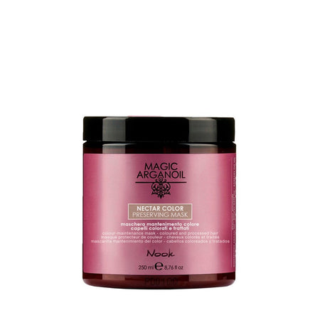 Nook Nectar Color Boyalı Saçlar İçin Onarıcı Argan Yağlı Renk Koruyucu Saç Maskesi 250ml