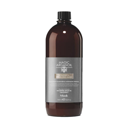 Nook Magic Arganoil Yıpranmış Saçlar İçin Havyar,Shea Yağı ve Probiyotik İçerikli Onarıcı Maske 1000ml