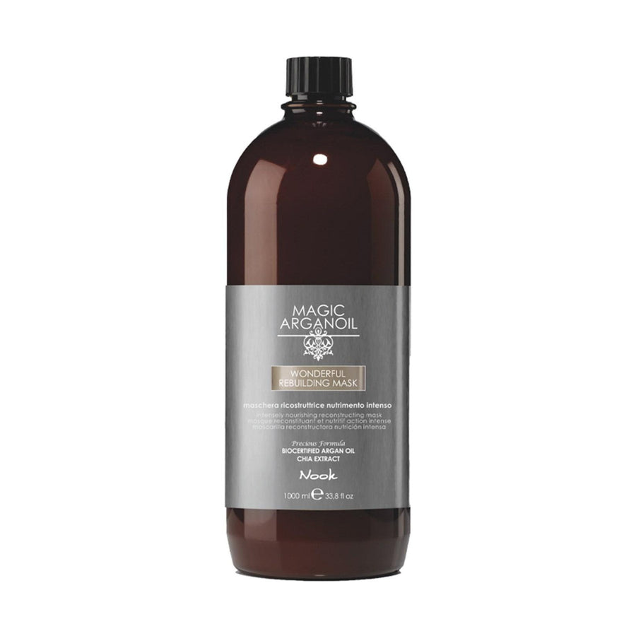 Nook Magic Arganoil Yıpranmış Saçlar İçin Havyar,Shea Yağı ve Probiyotik İçerikli Onarıcı Maske 1000ml