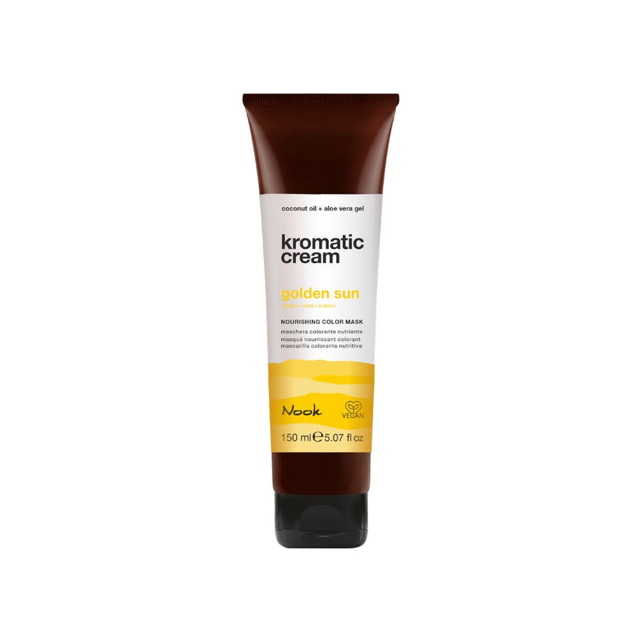 Nook Kromatic Cream Golden Sun Altın Sarı Ton Yapıcı Işıltı Veren Saç Maskesi 150ml