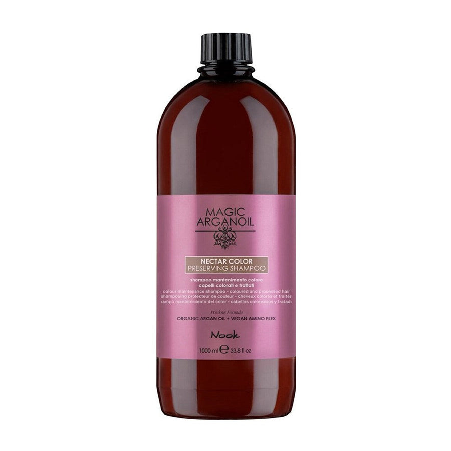 Nook Nectar Color Boyalı Saçlar İçin Argan Yağlı Parlaklık Etkili Renk Koruyucu Şampuan 1000ml