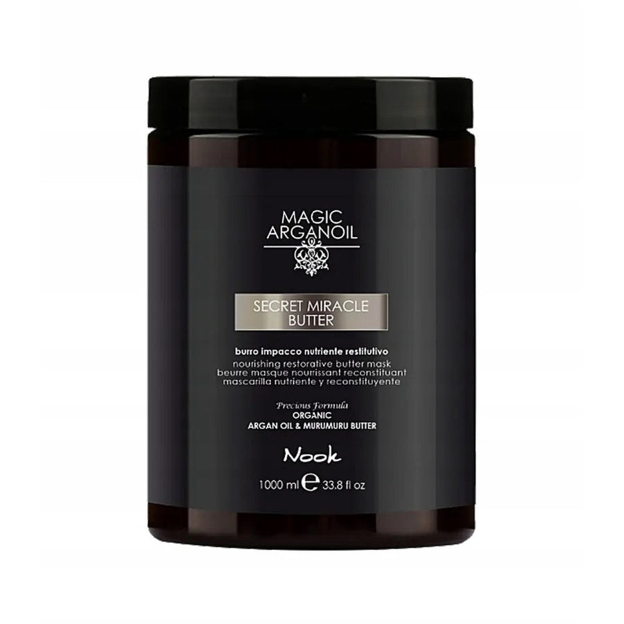 Nook Magic Arganoil Sülfatsız Onarıcı, Kuru ve Yıpranmış Saçlar İçin Vegan Saç Maskesi 1000ml