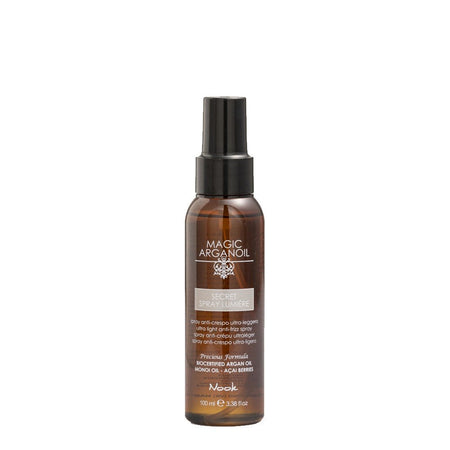 Nook Magic Arganoil Secret Spray Elektriklenme Karşıtı UV Korumalı Parlaklık Saç Spreyi 100ml