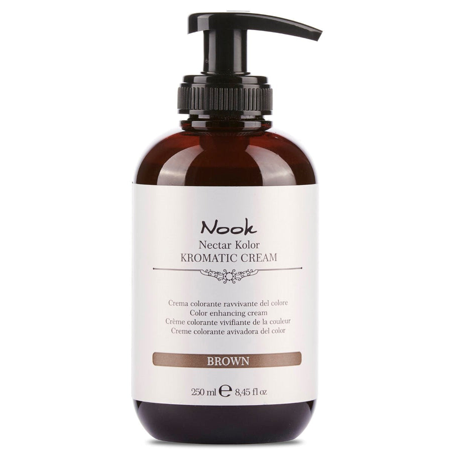 Nook Nectar Kolor Kromatic Renk Canlandırıcı Maske 250ml – Brown | Koyu Kumral & Kahve Tonları İçin Cila