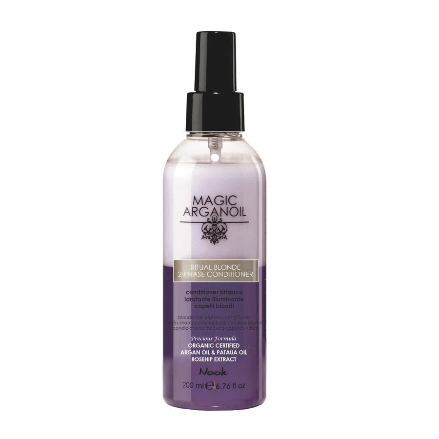 Nook Blonde Story Sarı Gri Saçlar Argan Kuşburnu Özlü Durulanmayan 2 Fazlı Parlaklık Saç Spreyi 200ml