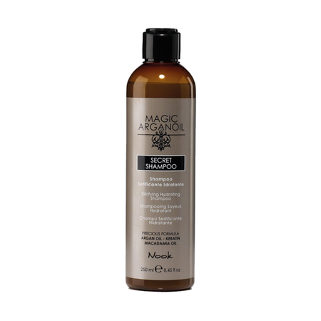 Nook Magic Arganoil Tüm Saçlar İçin Argan Keratin Macadamia Yağlı Onarıcı Parlaklık Veren Şampuan 250ml