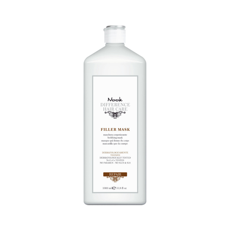 Nook DHC İnce ve Yıpranmış Saçlar İçin Keratin Kolajen Peptit Destekli Yoğun Onarıcı Saç Maskesi 1000ml