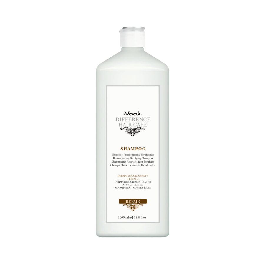 Nook DHC Yıpranmış Saçlar İçin Keratin Kolajen Peptit Destekli Onarıcı Güçlendirici Şampuan 1000ml