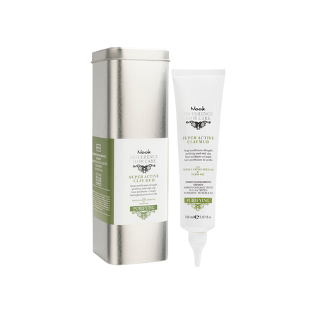 Nook DHC Yağlı Kuru Kepekli Saç İçin Derinlemesine Arındırıcı Çinko İçeren Saç Derisi Kil Maskesi 150ml