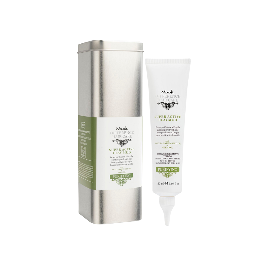 Nook DHC Yağlı Kuru Kepekli Saç İçin Derinlemesine Arındırıcı Çinko İçeren Saç Derisi Kil Maskesi 150ml