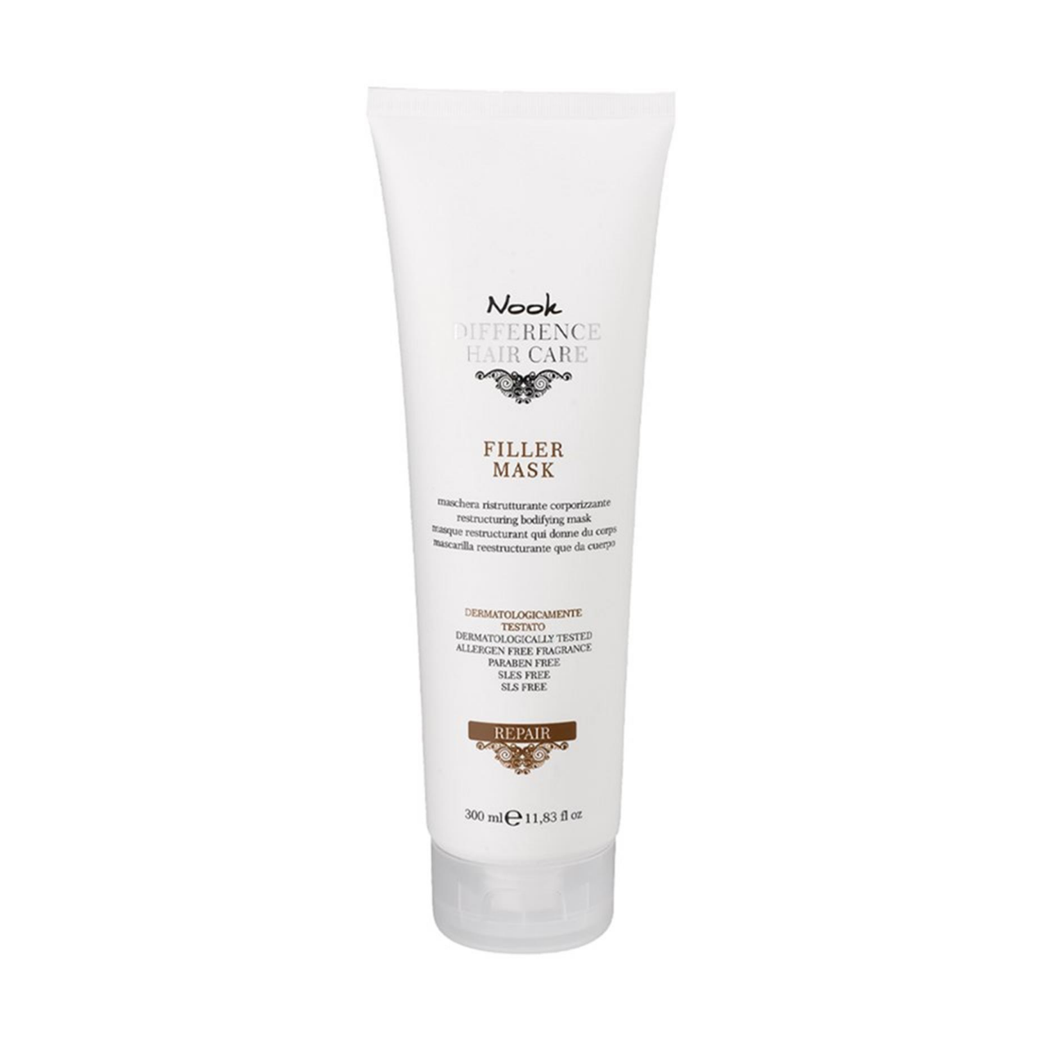 Nook DHC İnce ve Yıpranmış Saçlar İçin Keratin Kolajen Peptit Destekli Yoğun Onarıcı Saç Maskesi 300ml