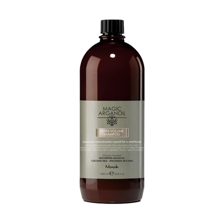 Nook Magic Arganoil İnce Telli Saçlar İçin Pirinç Proteinli Dolgunlaştırıcı Hacimlendirici Şampuan 1000ml