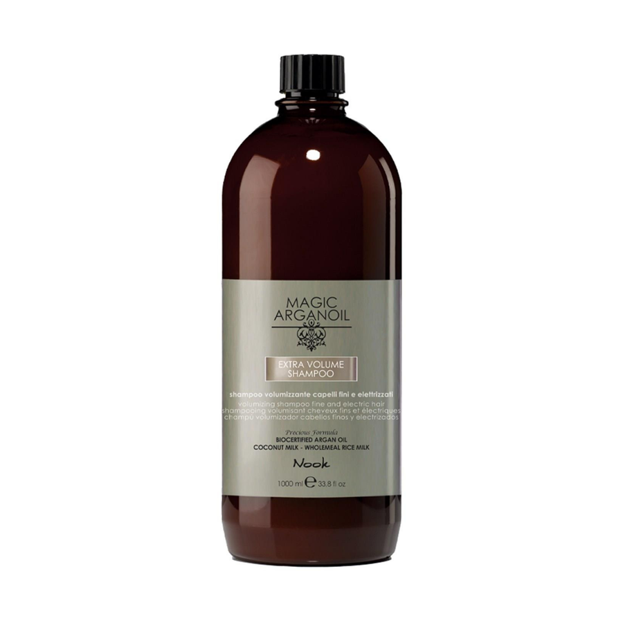 Nook Magic Arganoil İnce Telli Saçlar İçin Pirinç Proteinli Dolgunlaştırıcı Hacimlendirici Şampuan 1000ml
