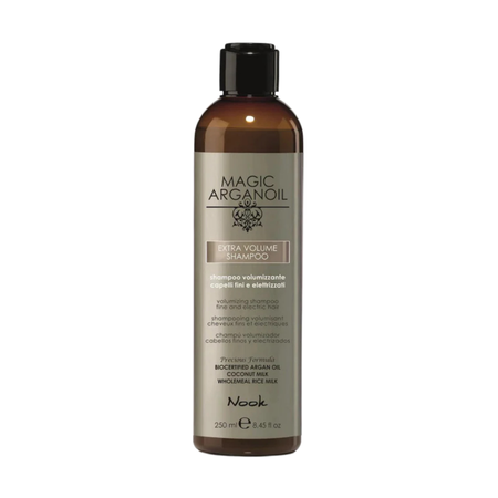 Nook Magic Arganoil İnce Telli Saçlar İçin Pirinç Proteinli Dolgunlaştırıcı Hacim Veren Şampuan 250ml