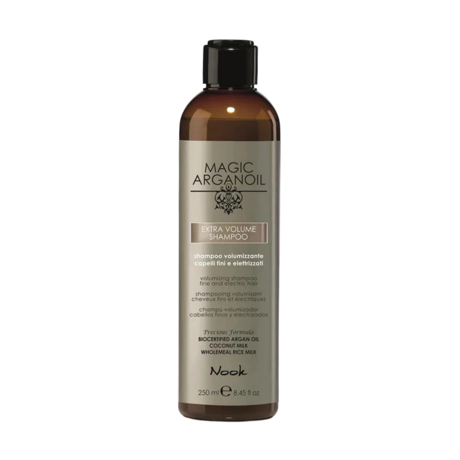 Nook Magic Arganoil İnce Telli Saçlar İçin Pirinç Proteinli Dolgunlaştırıcı Hacim Veren Şampuan 250ml