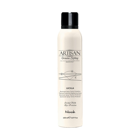 Nook Artisan Isı ve UV Korumalı Parlaklık Veren AHA Asitli Profesyonel Fön Öncesi Saç Spreyi 150ml
