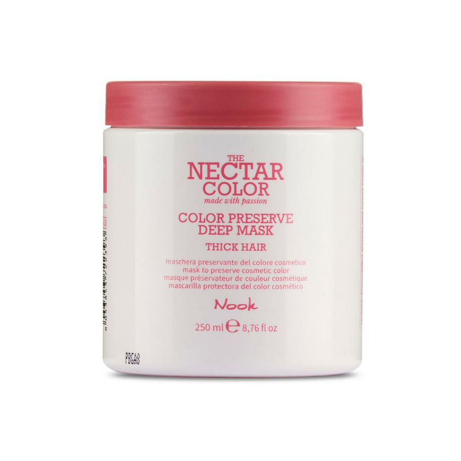 Nook Nectar  Color Kalın Telli Boyalı Saçlar İçin Parlaklık Koruyucu Etkili Yoğun Onarıcı Maske 250ml
