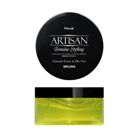 Nook Artisan Esnek Tutuşlu Saç Şekillendirici Aloe Vera Papatya Özlü Parlaklık Veren  Su Bazlı Wax 100ml