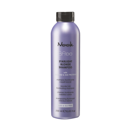 Nook BFree Boyalı Sarı Saçlar İçin İpek Proteinli UV Korumalı Parlaklık ve Işıltı Veren Şampuan 250ml