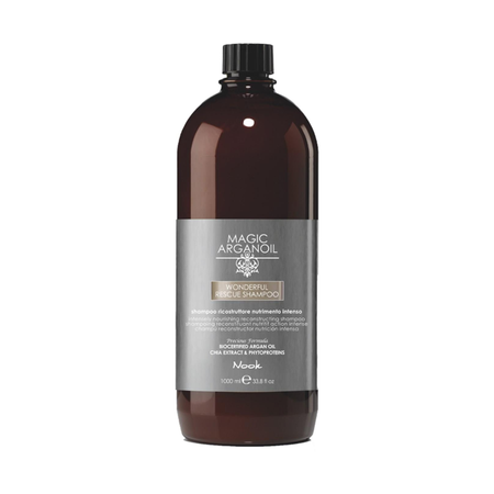 Nook Magic Arganoil Yıpranmış Saçlar İçin Havyar ve Peptit Destekli Onarıcı Şampuan 1000ml