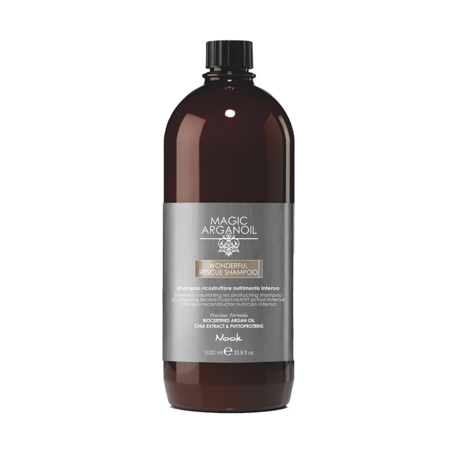 Nook Magic Arganoil Yıpranmış Saçlar İçin Havyar ve Peptit Destekli Onarıcı Şampuan 1000ml