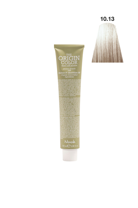 Nook Origin Color Profesyonel Saç Boyası 100ml - Çok Açık Bej Platin Sarı(10.13 - KÜLLÜ DORE AÇIK)