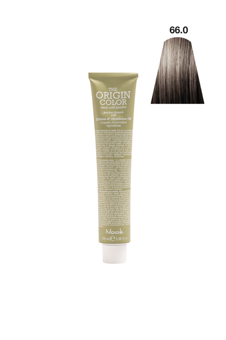 Nook Origin Color Profesyonel Saç Boyası 100ml-Yoğun Doğal Koyu Kumral(66.0-BEYAZ KAPATICI KOYU KUMR)