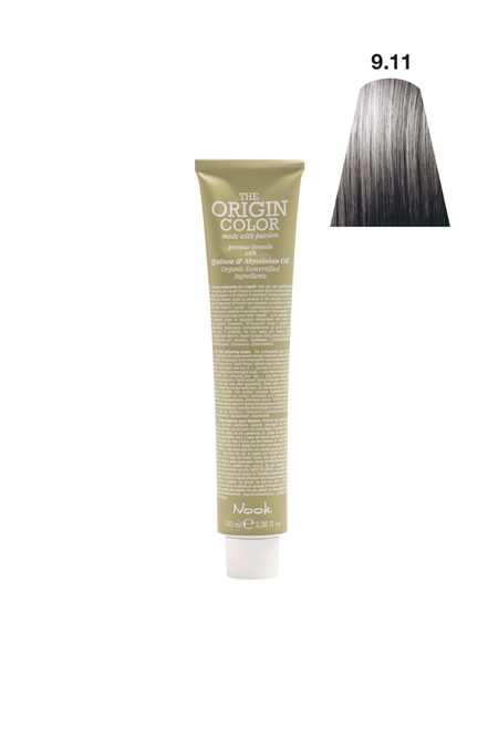 Nook Origin Color Profesyonel Saç Boyası 100ml - Açık Yoğun Küllü (9.11 - AÇIK KÜLLÜ PLATIN)