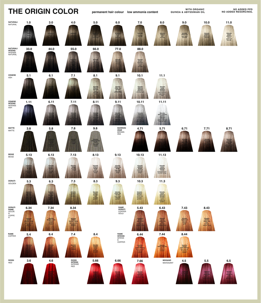 Nook Origin Color Profesyonel Saç Boyası 100ml-Doğal Siyah/ Ana Renk Parlak Siyah (1.0- KLASIK SIYAH)