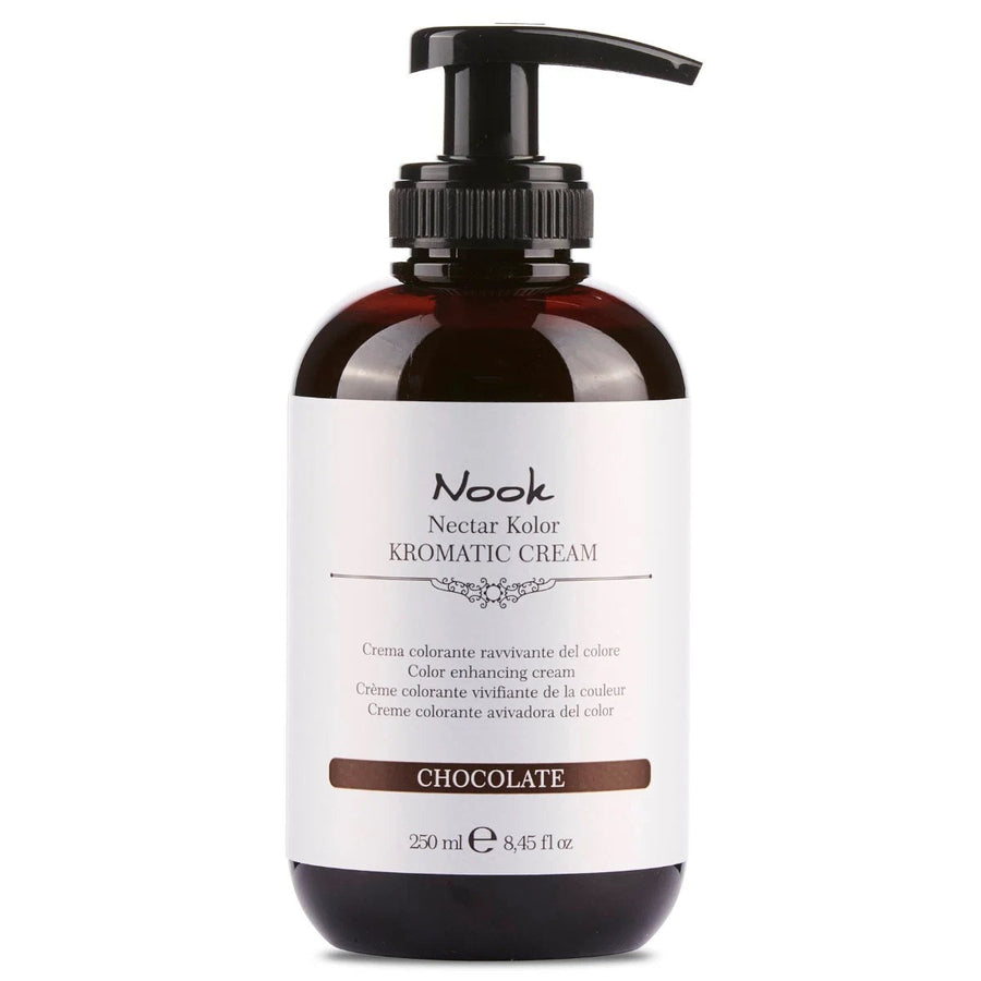 Nook Nectar Kolor Kromatic Renk Canlandırıcı Maske 250ml – Chocolate | Kahverengi Saçlar İçin Pigmentli Cila