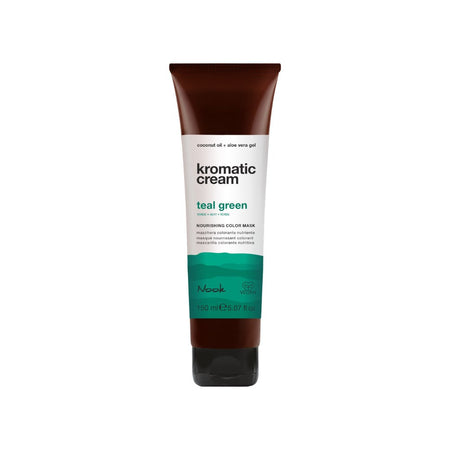 Nook Kromatic Cream Teal Green Yeşil Ton Yapıcı Işıltı Veren Saç Maskesi 150ml