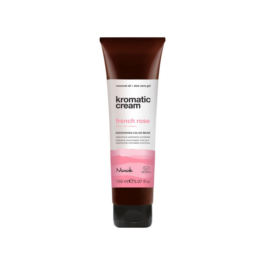 Nook Kromatic Cream French Rose Pembe Ton Yapıcı Işıltı Veren Saç Maskesi 150ml