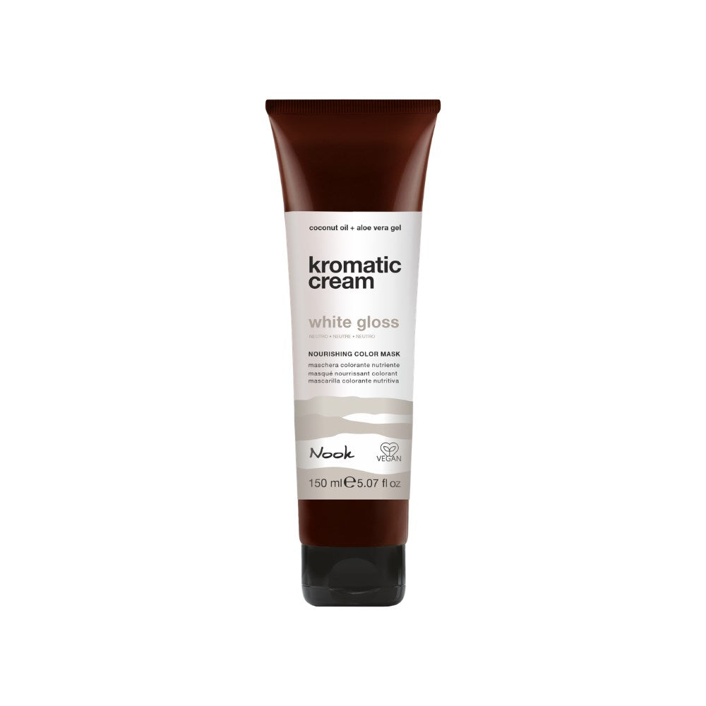 Nook Kromatic Cream White Gloss Cam Saç Etkili Parlaklık Veren Saç Maskesi 150ml