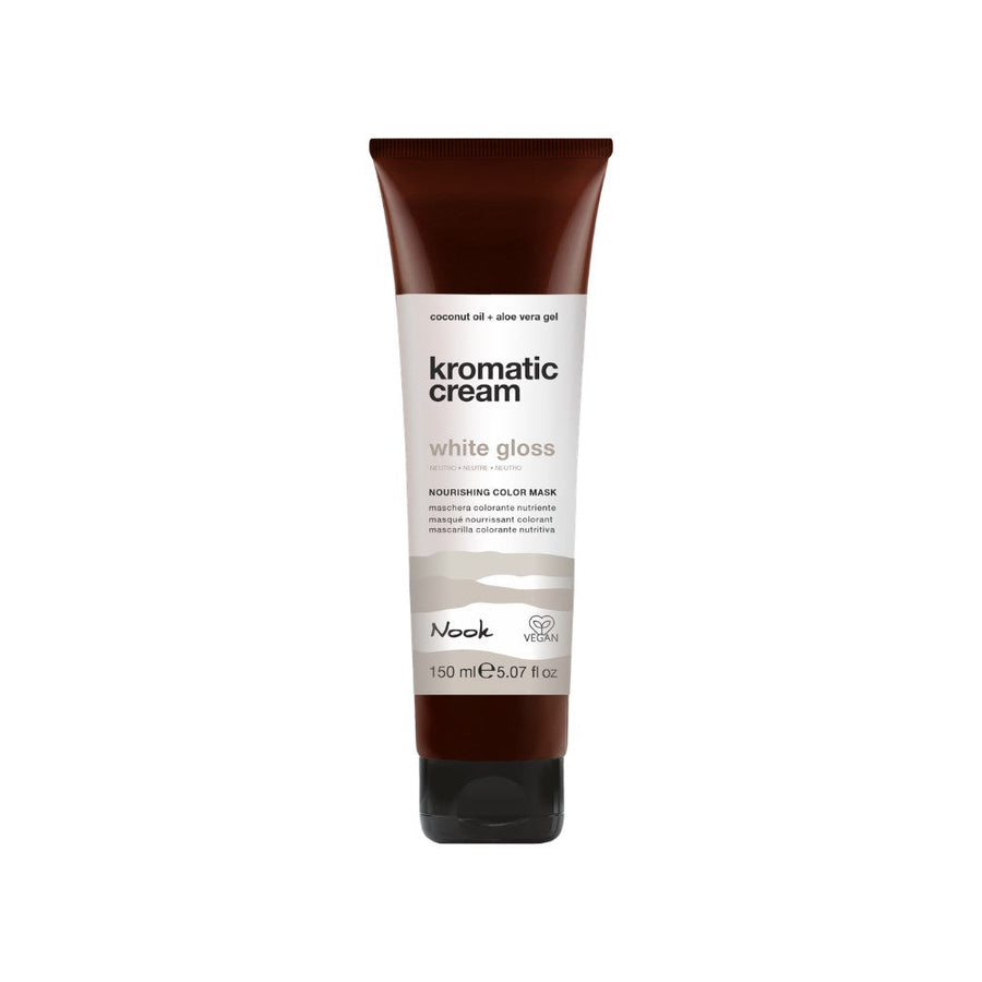 Nook Kromatic Cream White Gloss Cam Saç Etkili Parlaklık Veren Saç Maskesi 150ml