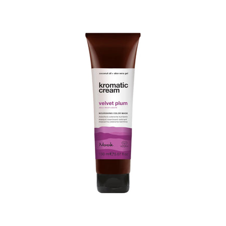 Nook Kromatic Cream Velvet Plum Yoğun Mor Ton Yapıcı Işıltı Veren Saç Maskesi 150ml